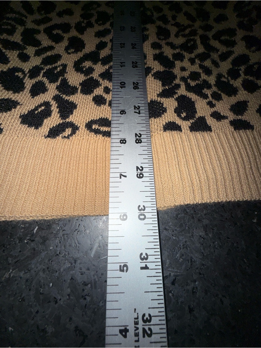 UEC Nine West Leopard Print Open-Front Cardigan in Camel & Black SZ SMALL - Picture 11 of 11
